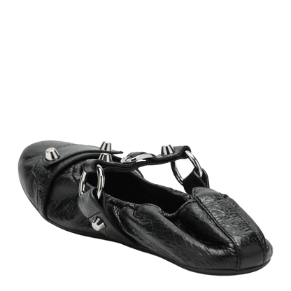 City Ballerina in Black/Silver