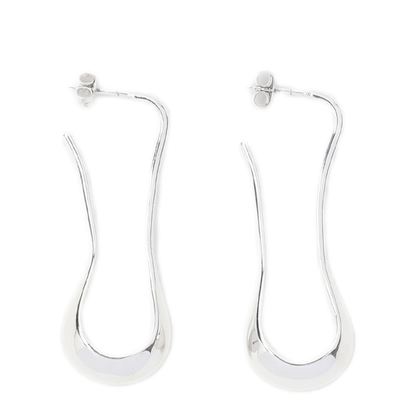 MAYFEYR - Lemaire - Short Drop Silver Earrings - AC251LO0042BK927