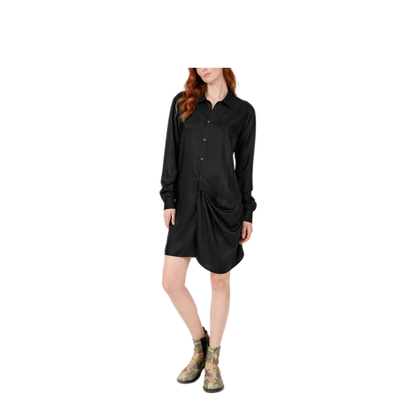 MAYFEYR - JW ANDERSON - Tuxedo Drape Midi Dress - DR0512PG1934999