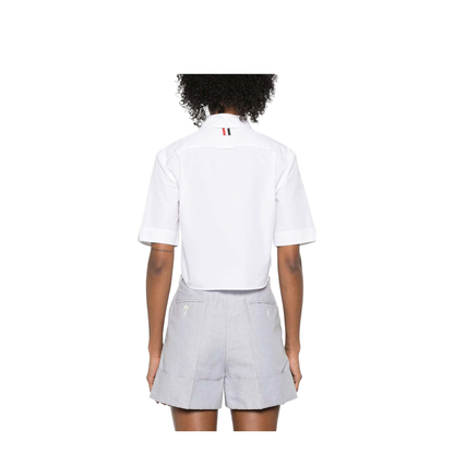 Cotton Cropped Shirt