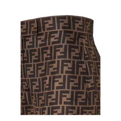 Trousers Silk Brown