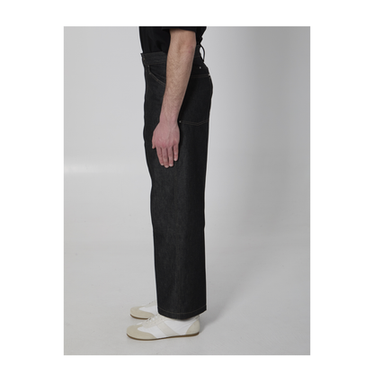 MAYFEYR - Lemaire - Wide-Leg Jeans With Studs - PA1288LD1061BK965