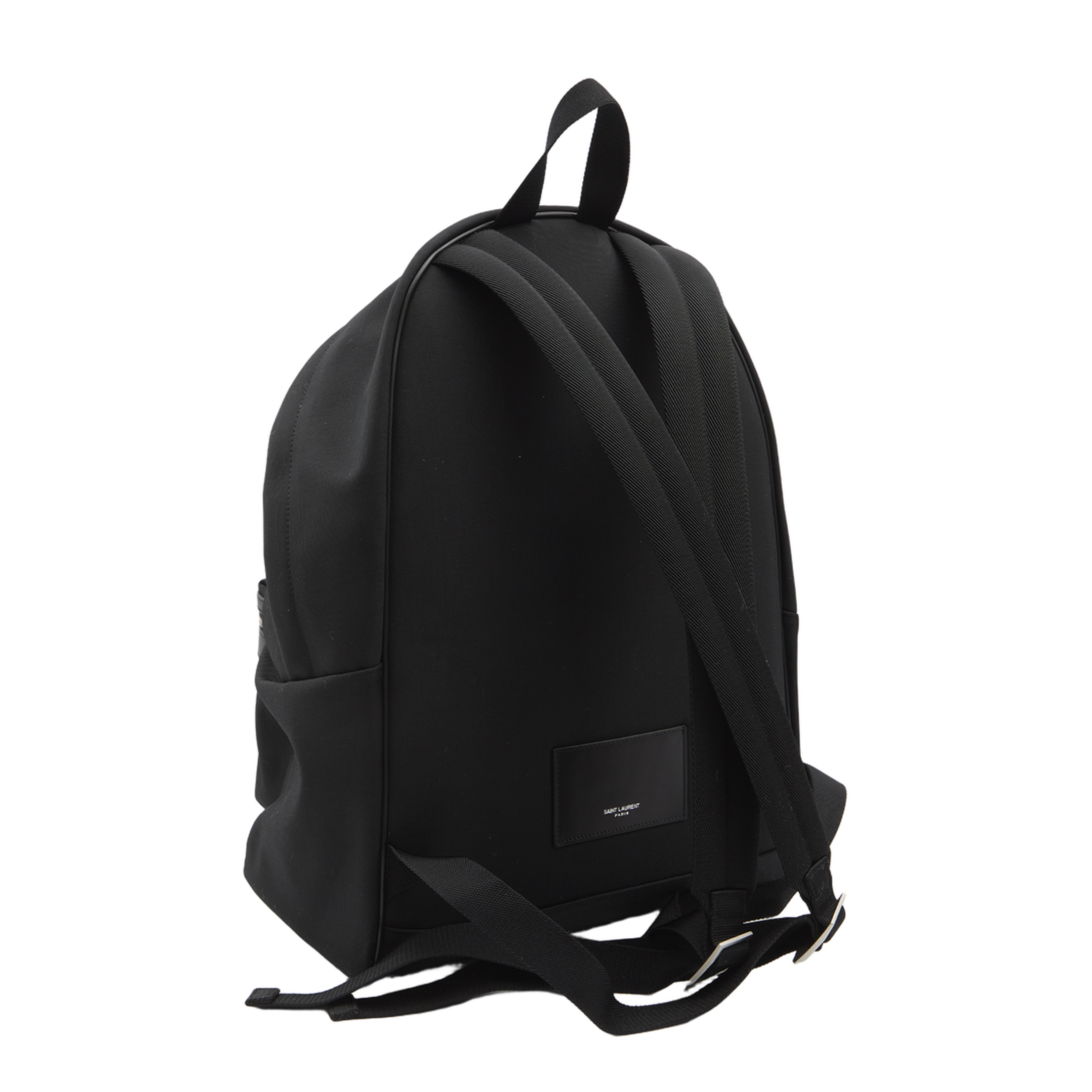 City Canvas, Nylon And Leather Backpack - Black