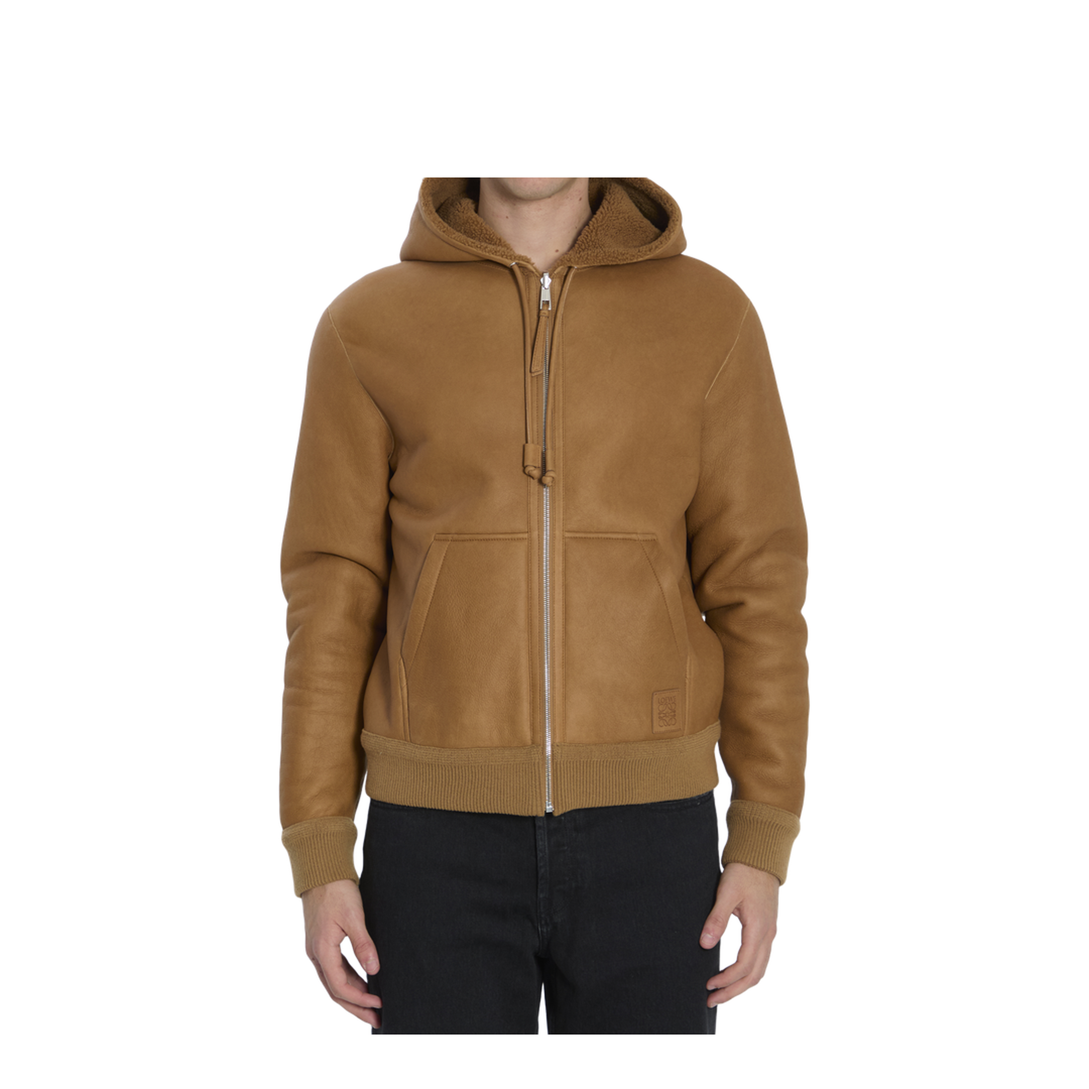 Hooded Leather Jacket