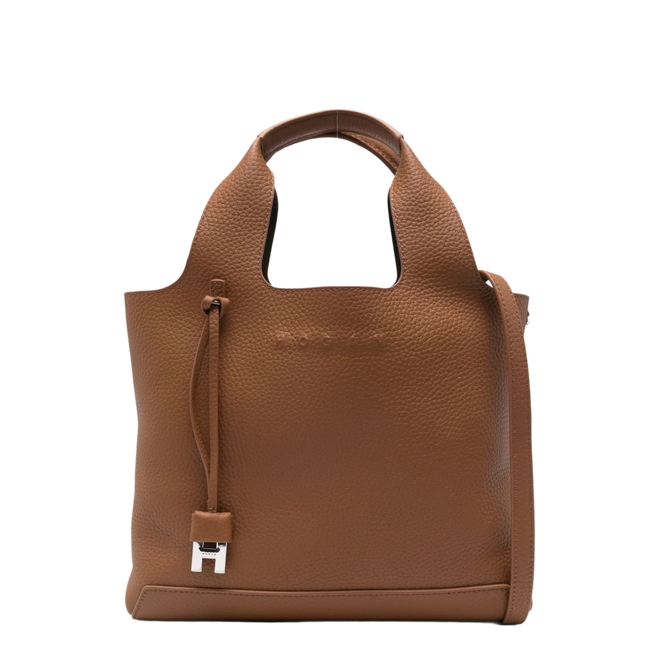 Mini leather tote