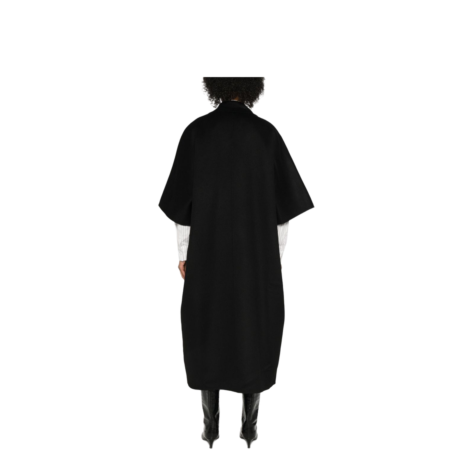 Wool Coat in Black