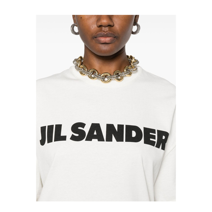 White Printed Logo T-Shirt