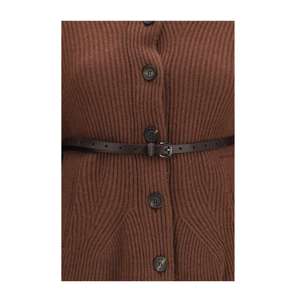 MAYFEYR - Brunello Cucinelli - High Neck Cardigan With Belt - M16750836