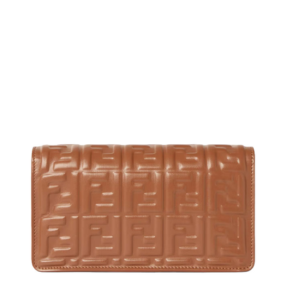 MAYFEYR - Fendi - Wallet On Chain Baguette In Nappa Leather With Ff Motif - 8M0498AAJD