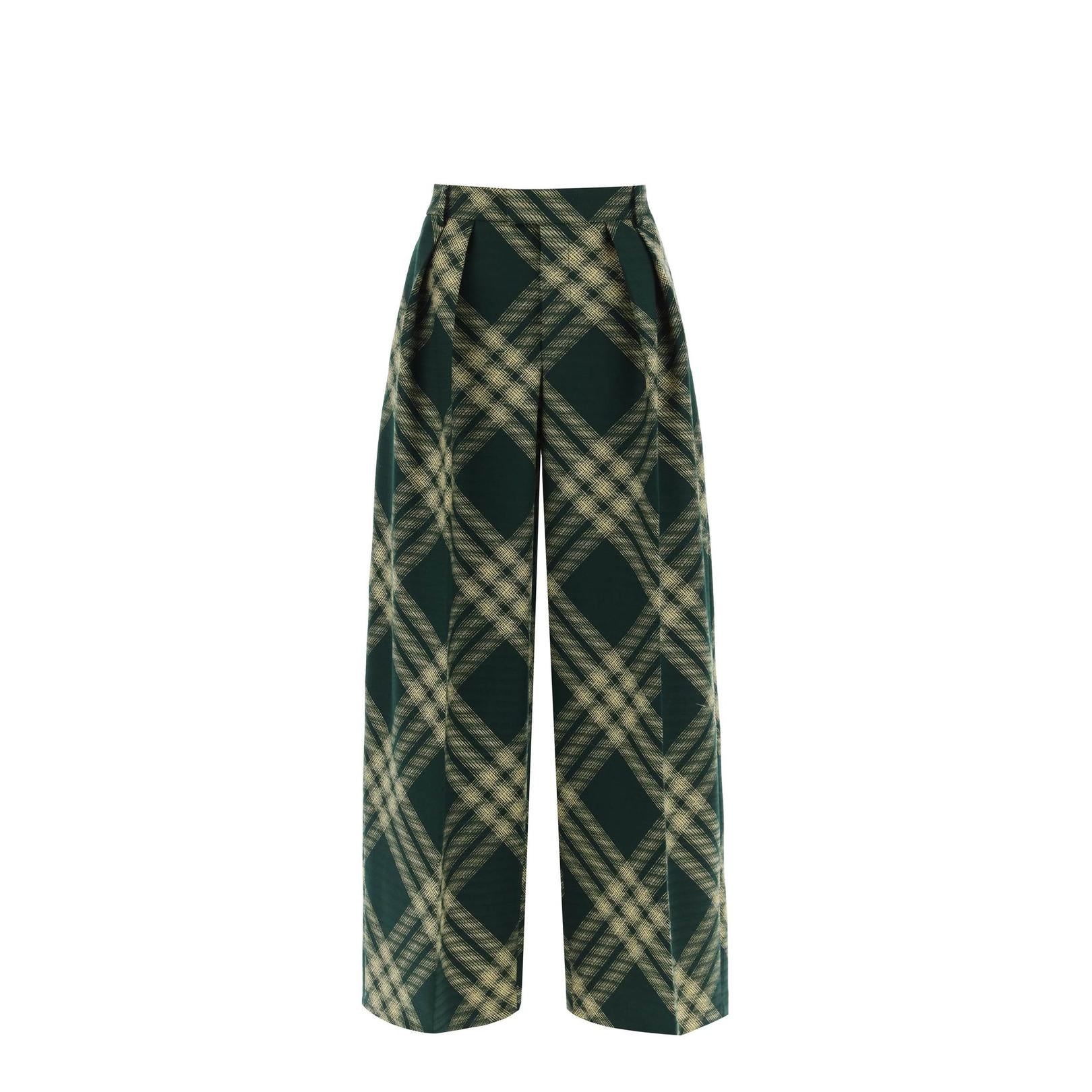 Burberry check palazzo pants