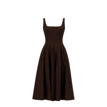 MAYFEYR - Staud - Wells Midi Dress - R24F2101POEART