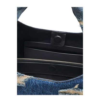 Bag Logo Print Shoulder Strap Magnetic