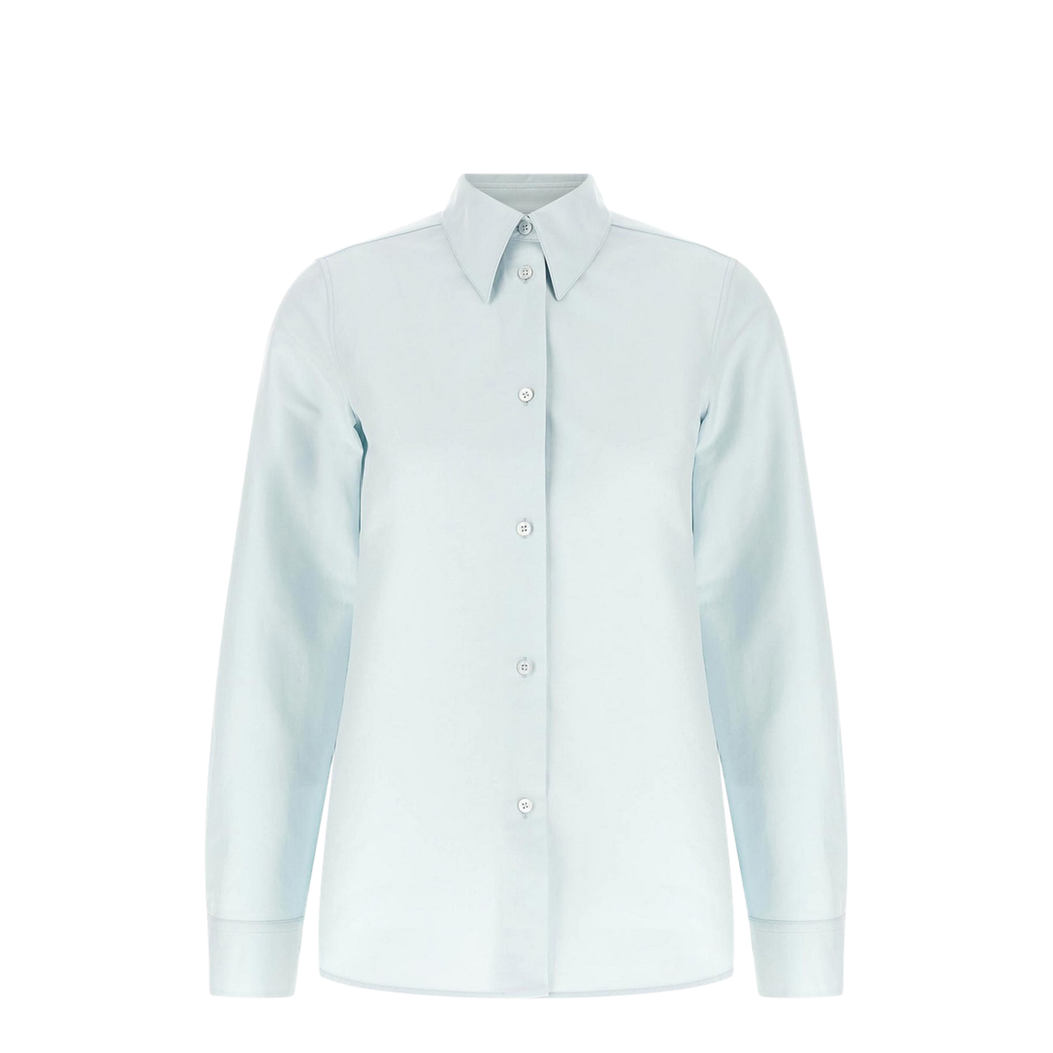 Pointed Collar Shirt Blue