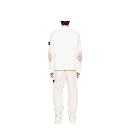 Knit-Look Cotton Sweatshirt