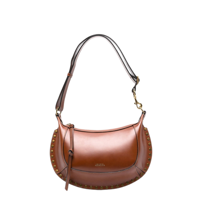 MAYFEYR - Isabel Marant - Oskan Moon Studded Shoulder Bag - PP0003FAA1C01M