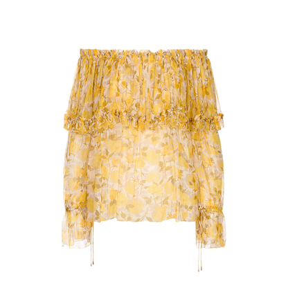 MAYFEYR - Chloè - Puff Sleeve Off The Shoulder Shirt - CH26UH12327592D