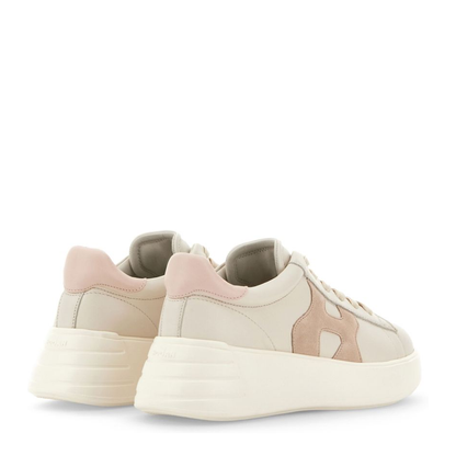 Panelled Design Lace-Up Sneakers