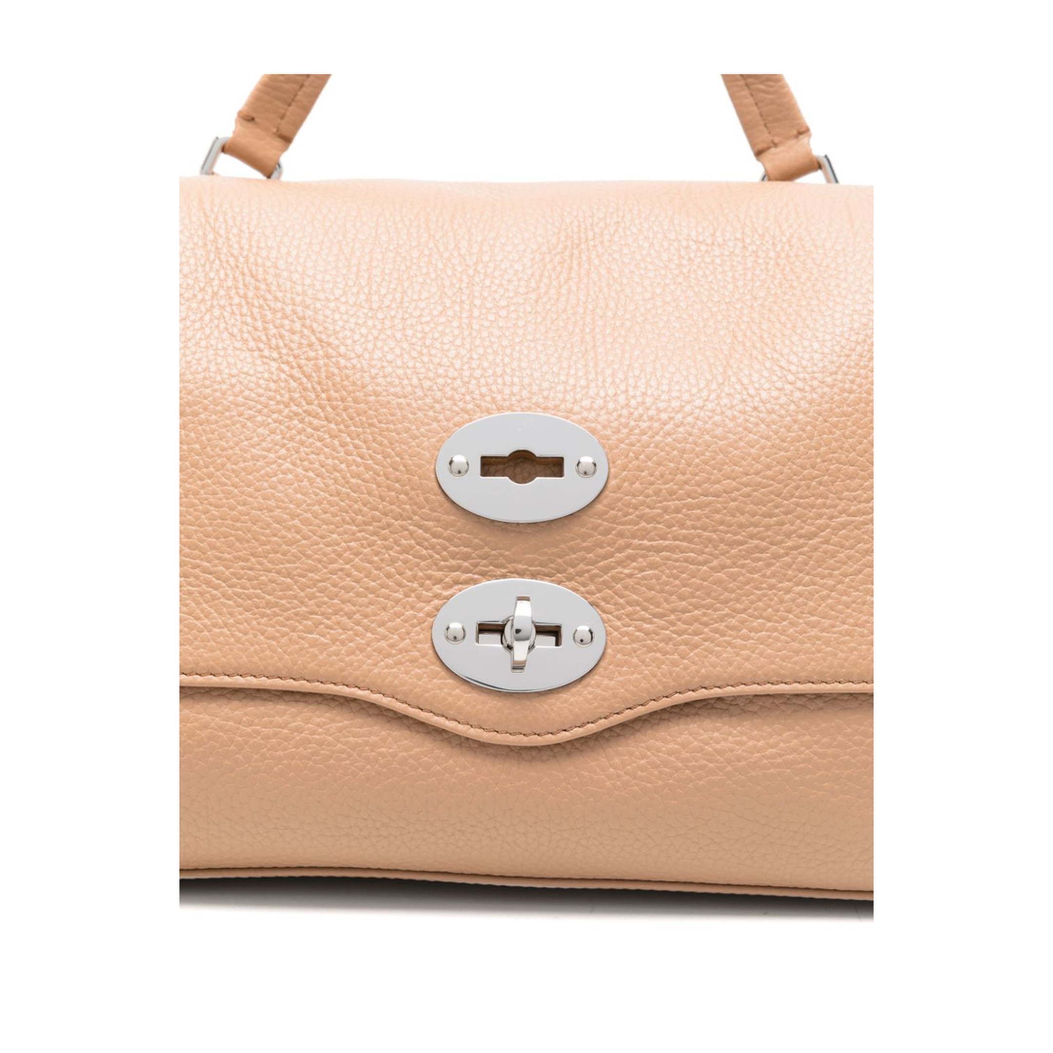 Postina Small Calfskin Handbag - Brown Cantucci