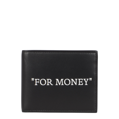 Quote Bifold Wallet - Black