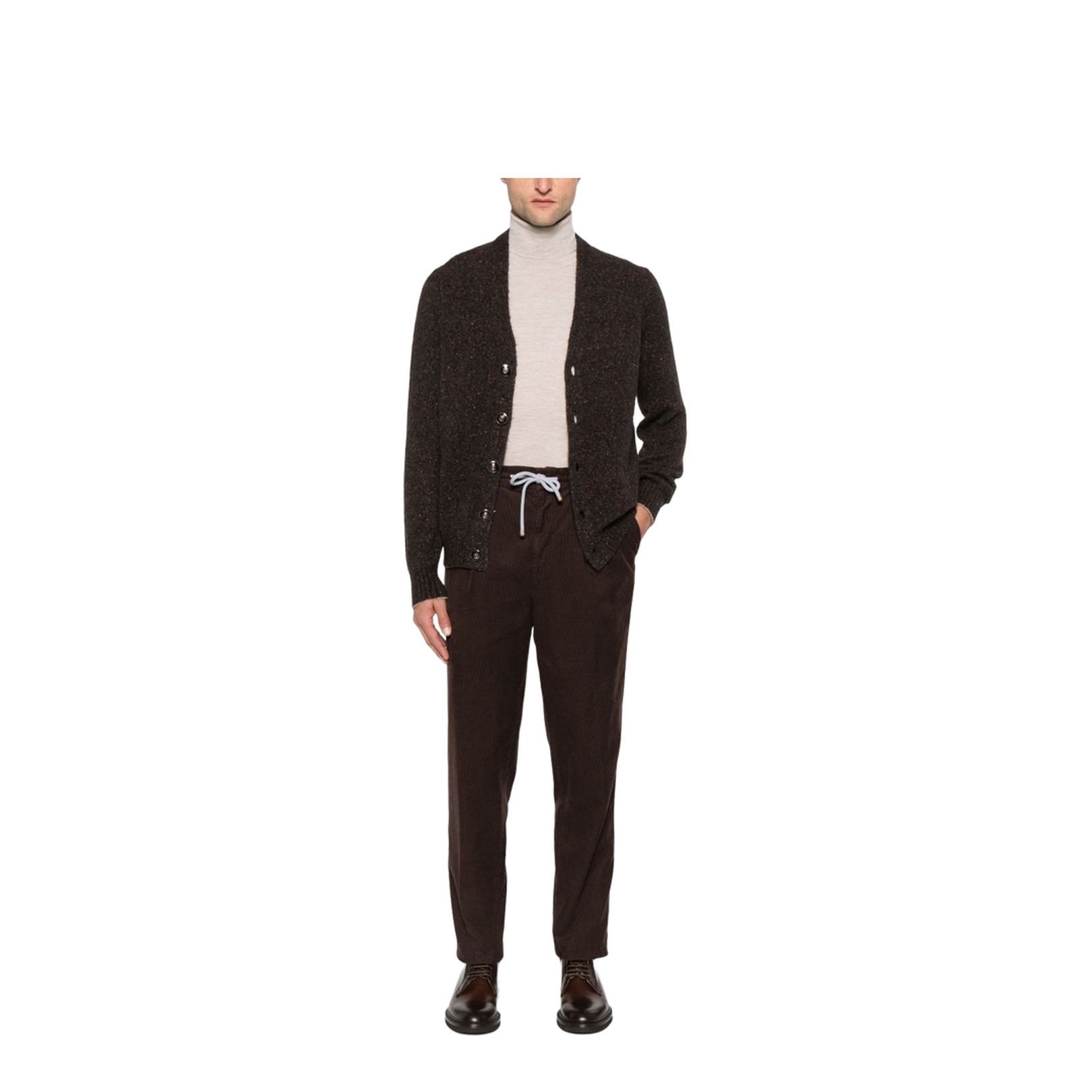 Wool V-Necked Cardigan