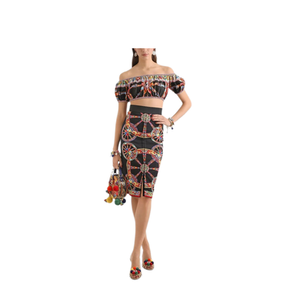MAYFEYR - Dolce & Gabbana - Top In Popeline Stampato - F755RTGDDTFS9000