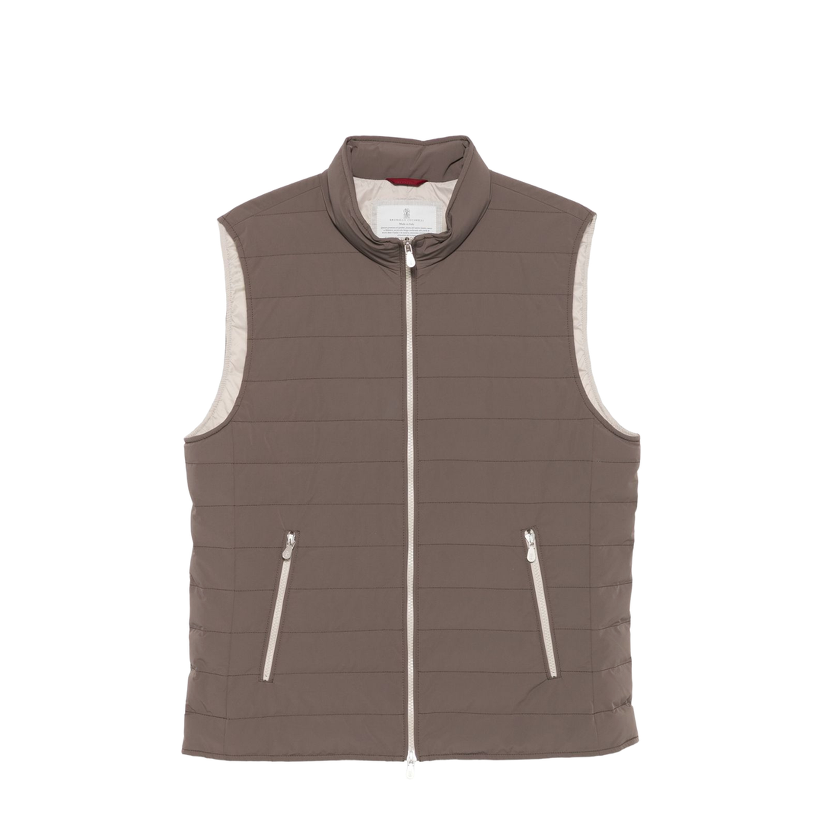 Quilted Jacket Brown