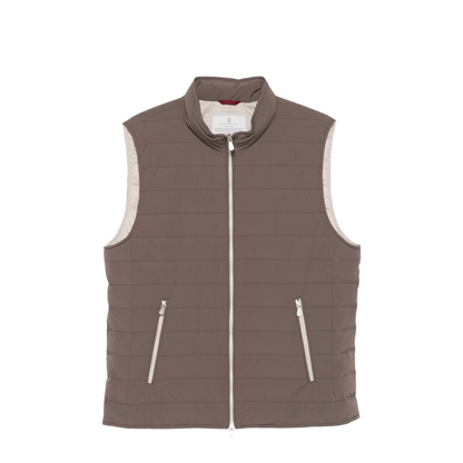 Quilted Jacket Brown