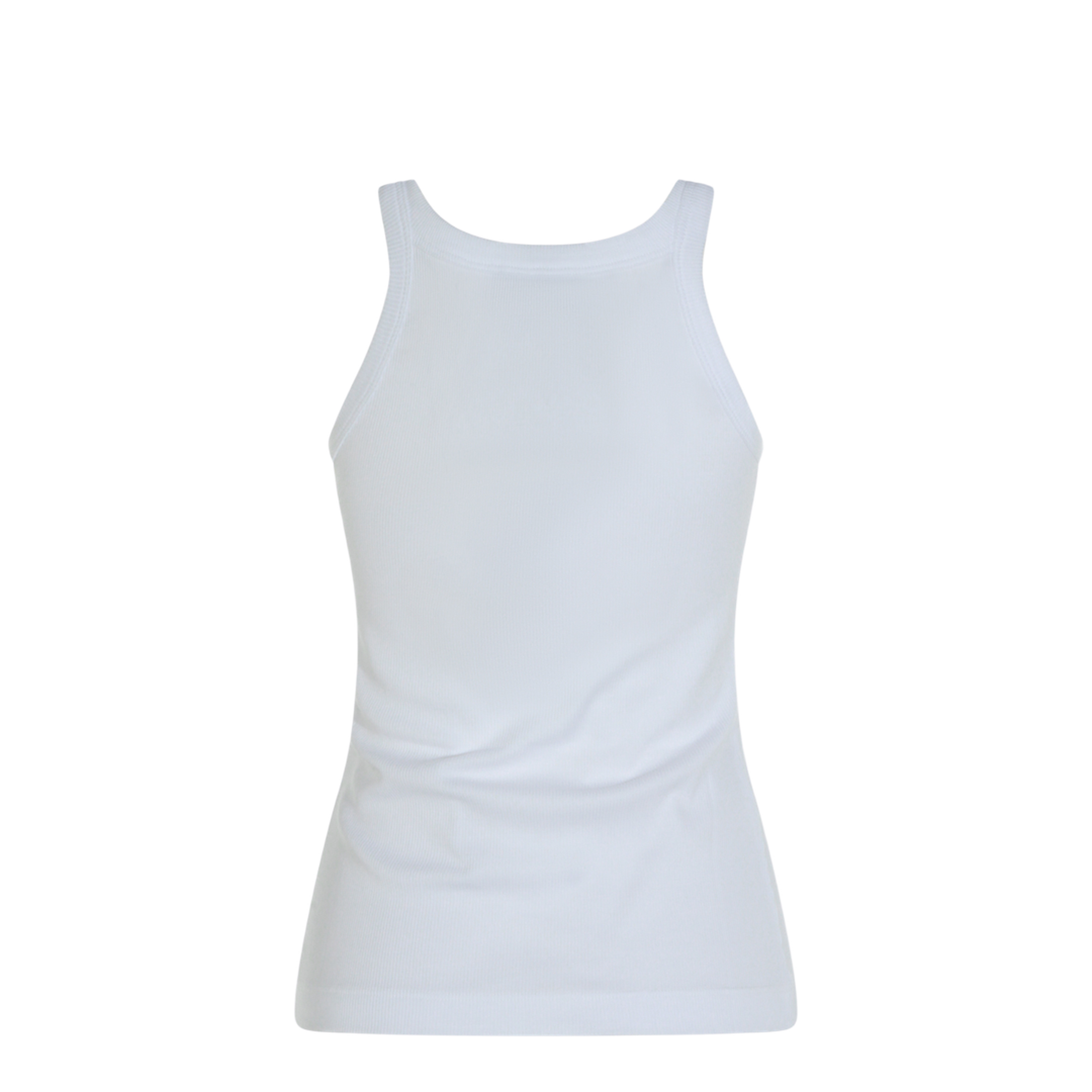 White Top with Logo Patch