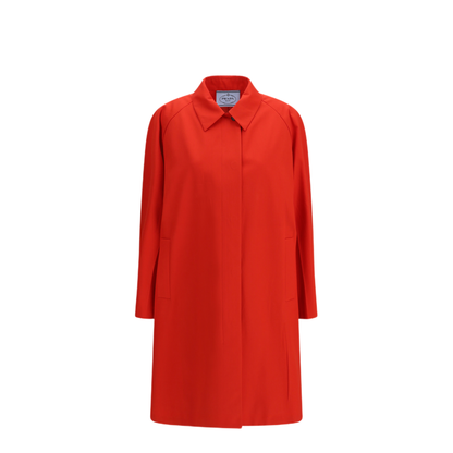 MAYFEYR - Prada - Cotton Gabardine Coat With Classic Collar - P603TGSOOO184AF0011