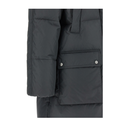 Shiny Zipper Pull Down Jacket