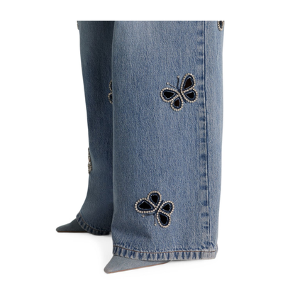 MAYFEYR - Alice + Olivia - Jeans Navy - CD606E38138R421