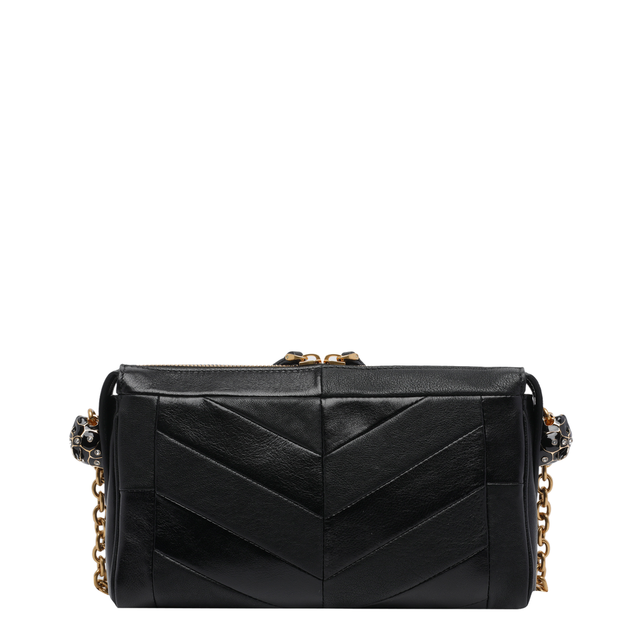 Small Panthea Chevron Motif Crossbody Bag