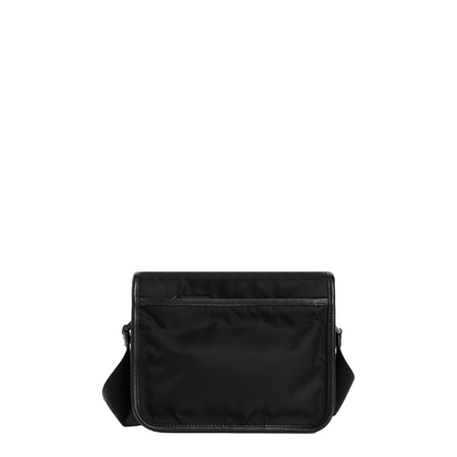 Black Re-Nylon Crossbody Bag