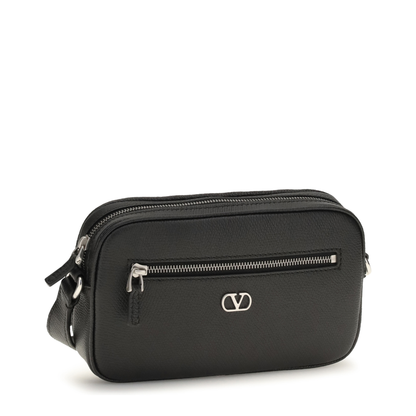 MAYFEYR - Valentino - Grained Leather Crossbody Bag With Zip - 9Y2P0AW7UAG