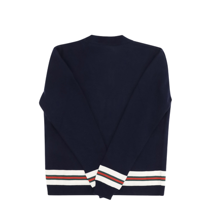 MAYFEYR - Gucci - Cardigan With Web Stripes - 856443XKFDC