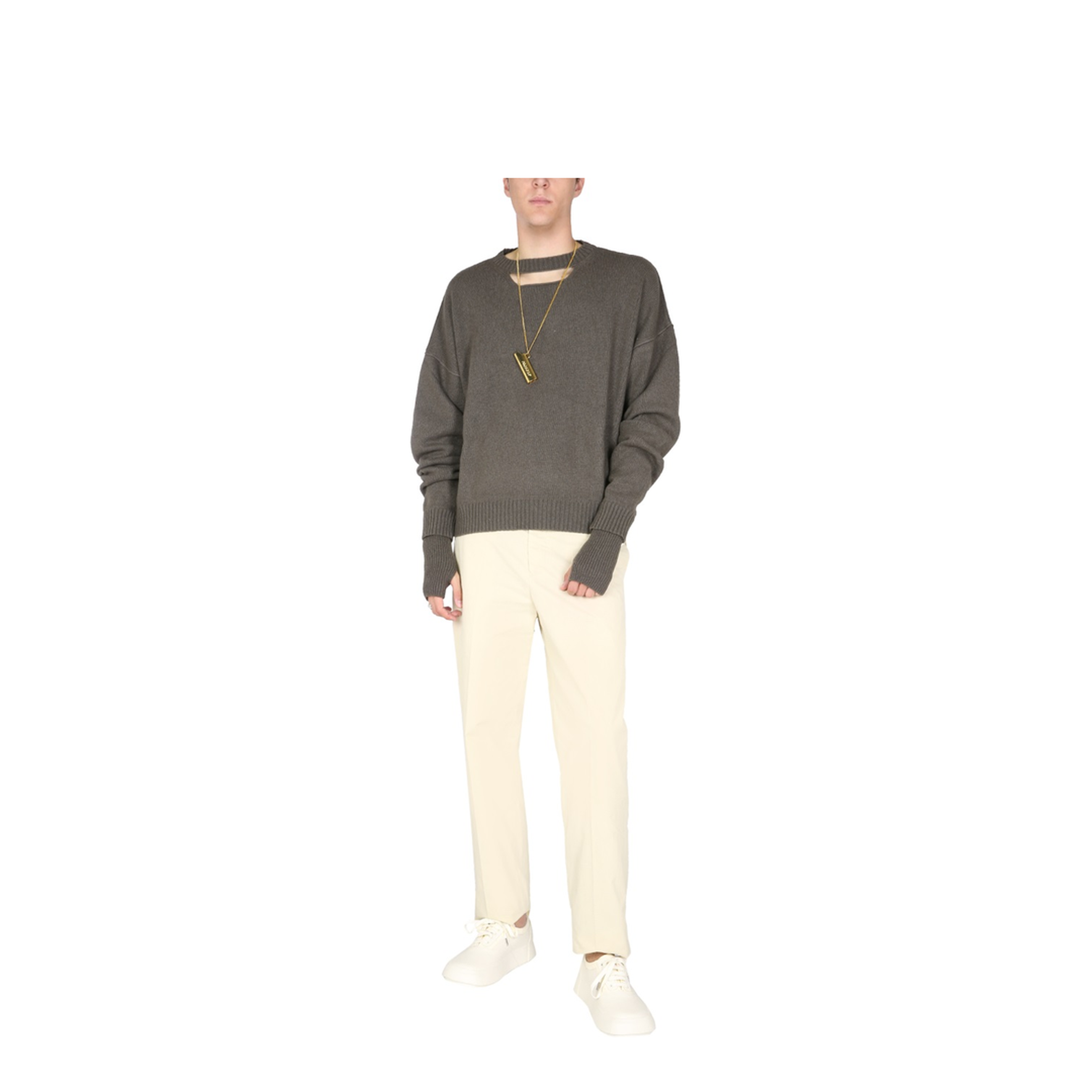 MAYFEYR - AMBUSH - Oversize Fit Sweater - BMHE013F21KNI0015656