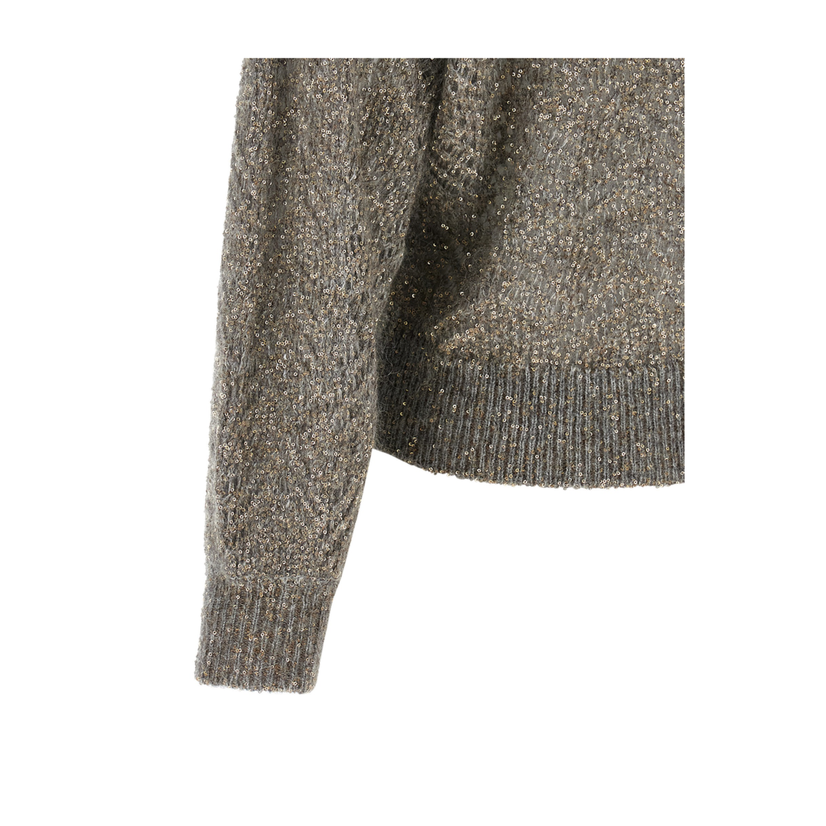 MAYFEYR - Brunello Cucinelli - Dazzling Abstract Leaf Sweater - MRG562504CQC50