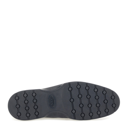 Blue Front Lace-Up Fastening Round Toe Branded Insole