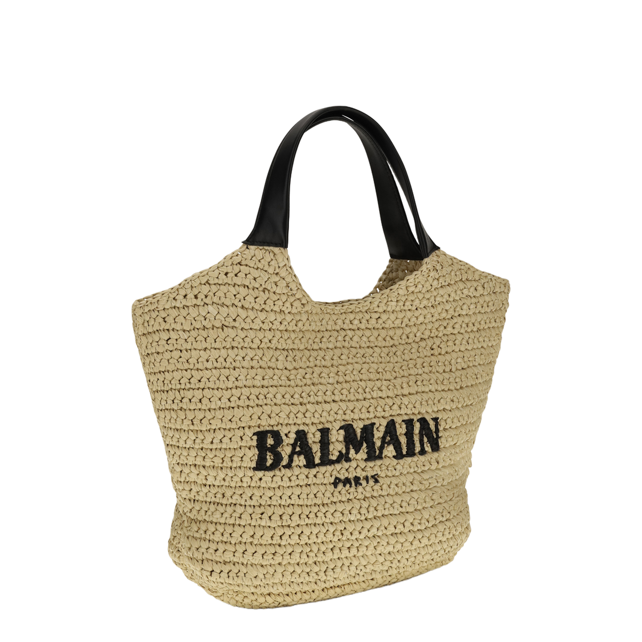 MAYFEYR - Balmain - Mini Crochet Tote Bag - HN1FA089TRAY