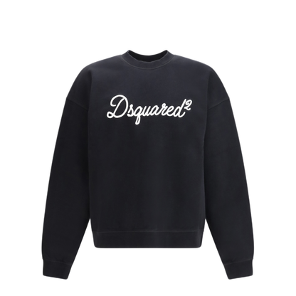 MAYFEYR - Dsquared2 - Cotton Crewneck Sweatshirt With Logo - S74GU0928D25029900