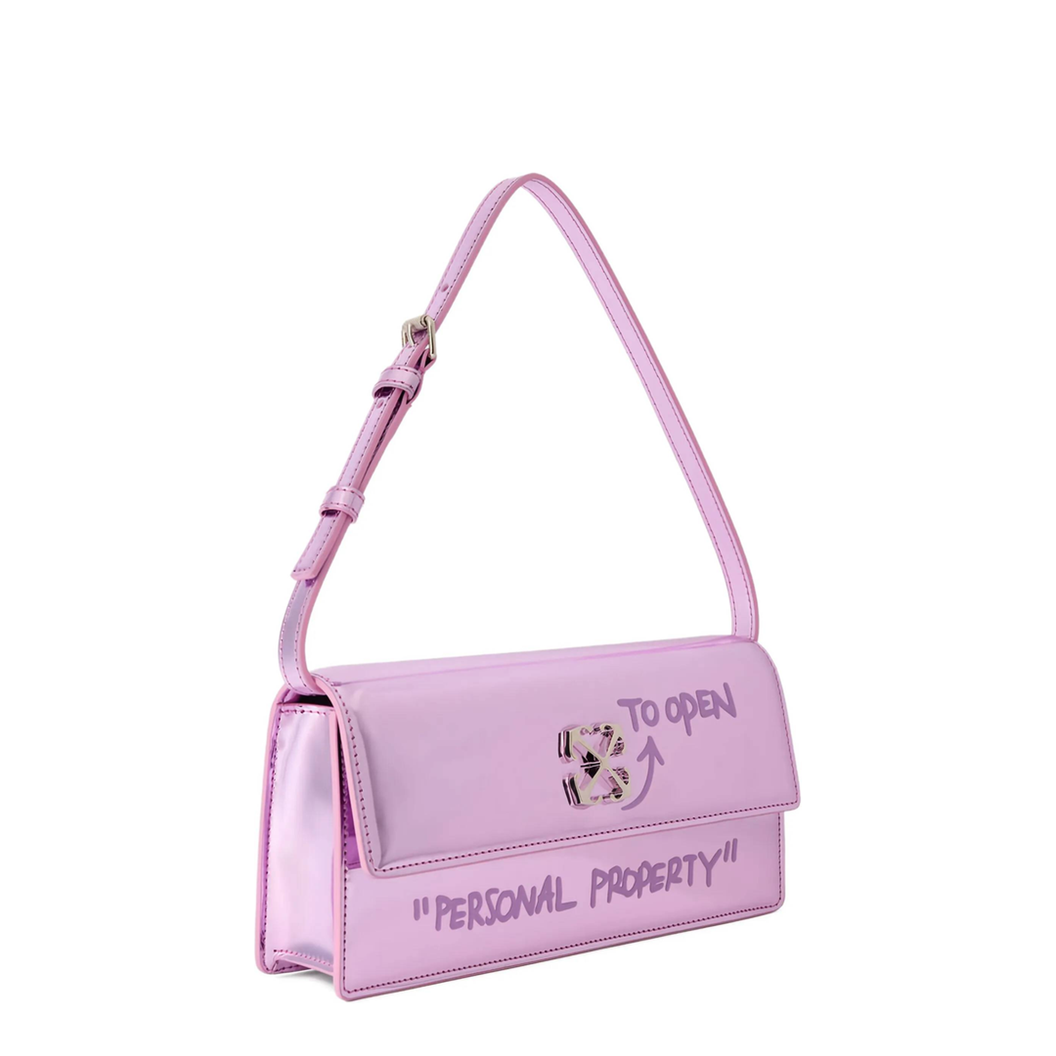 MAYFEYR - Off-White - Jitney 1.0 Shoulder Bag - Fuchsia - OWNN172F25FAB0023232