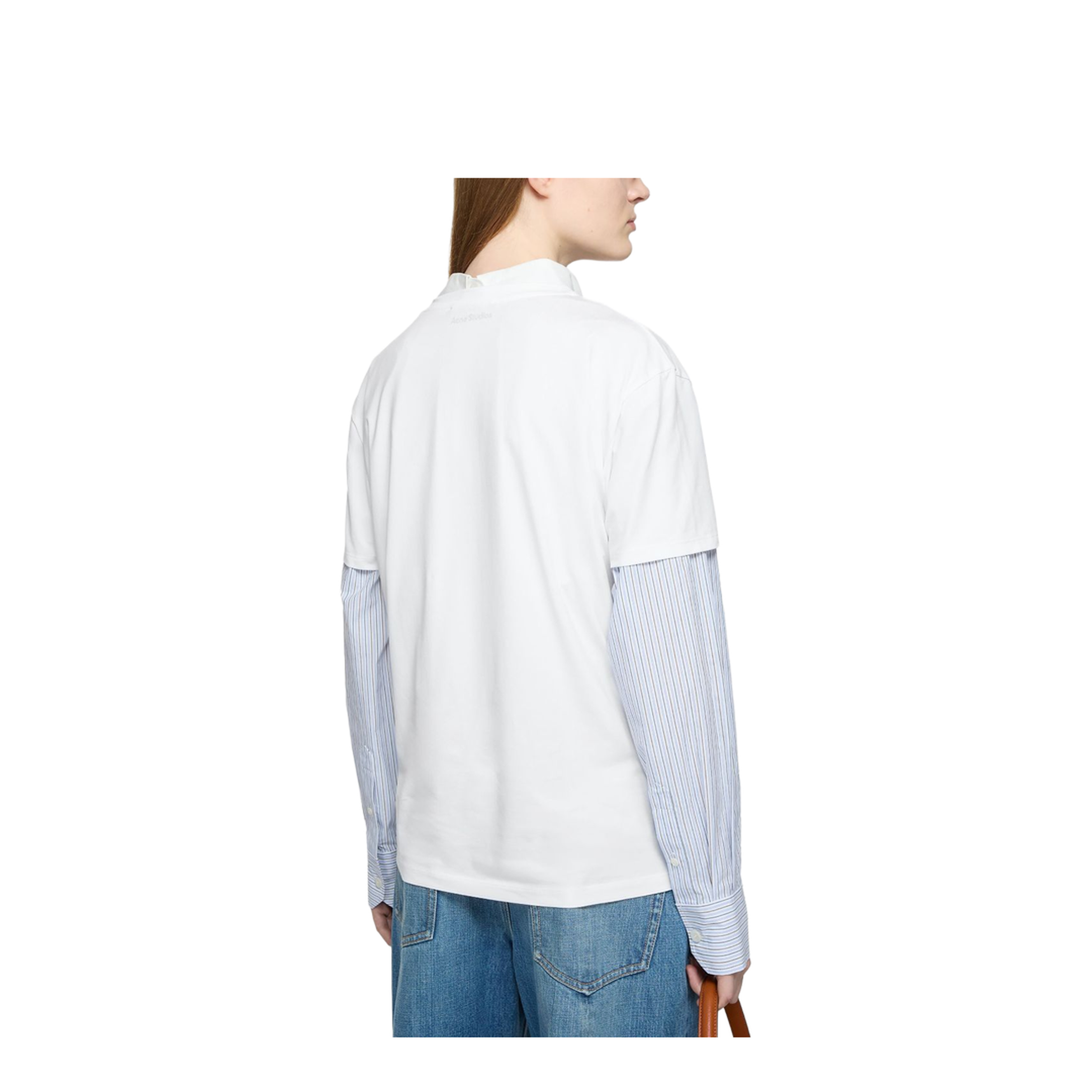 MAYFEYR - Acne - Crew Neck T-Shirt White - CL0309183