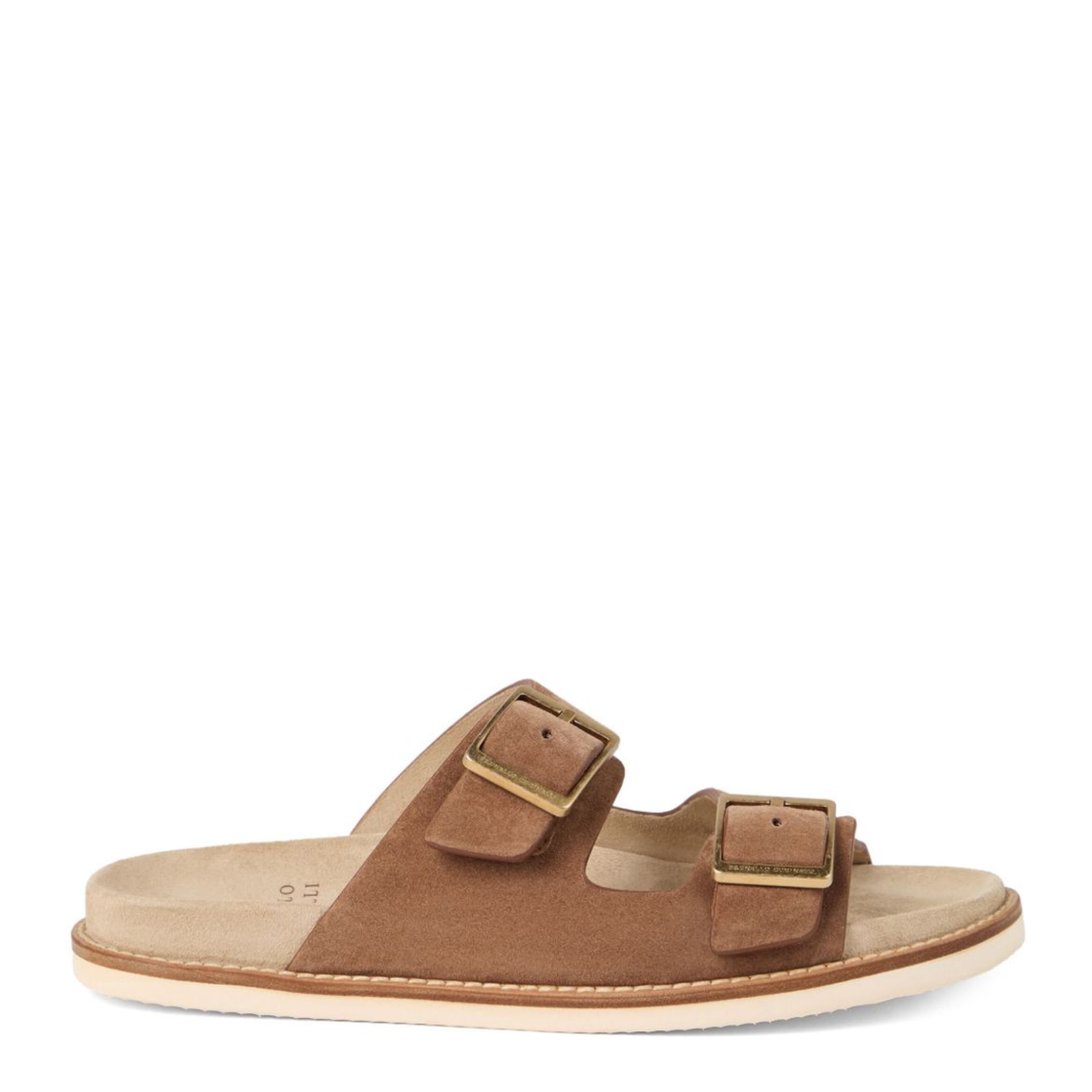 Suede Slide Sandals