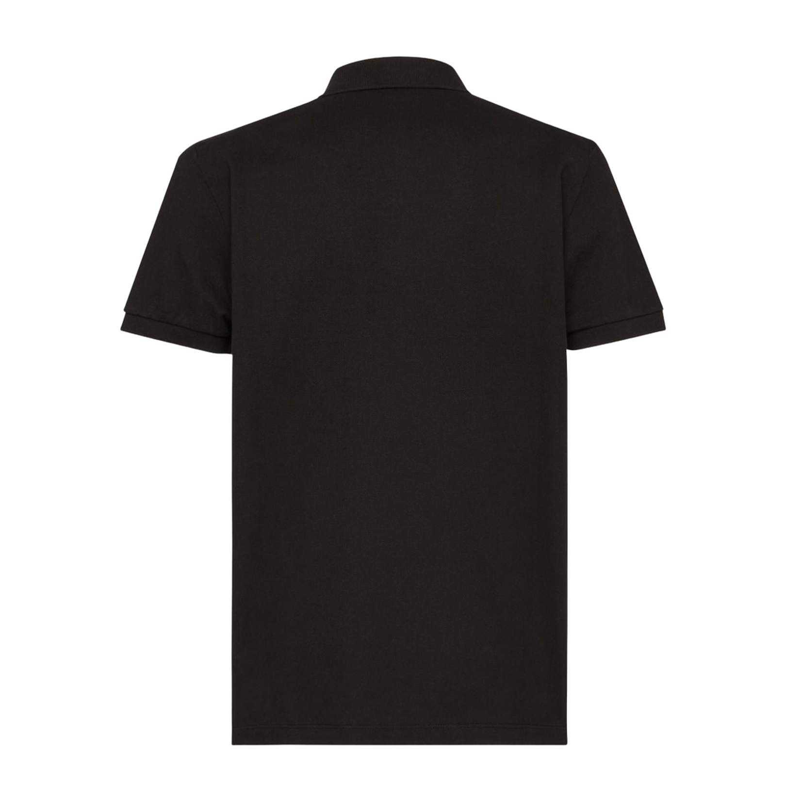 Logo Cotton Polo Shirt - Black