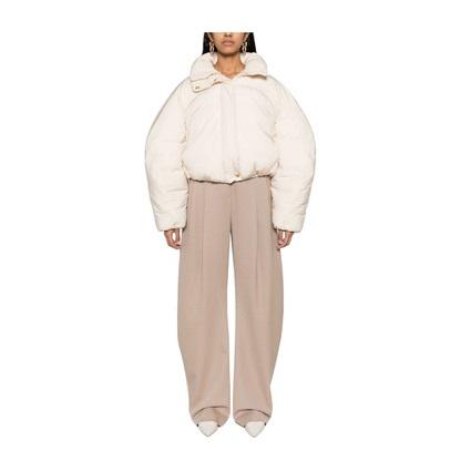 Off-White Padded Funnel Neck Jacket