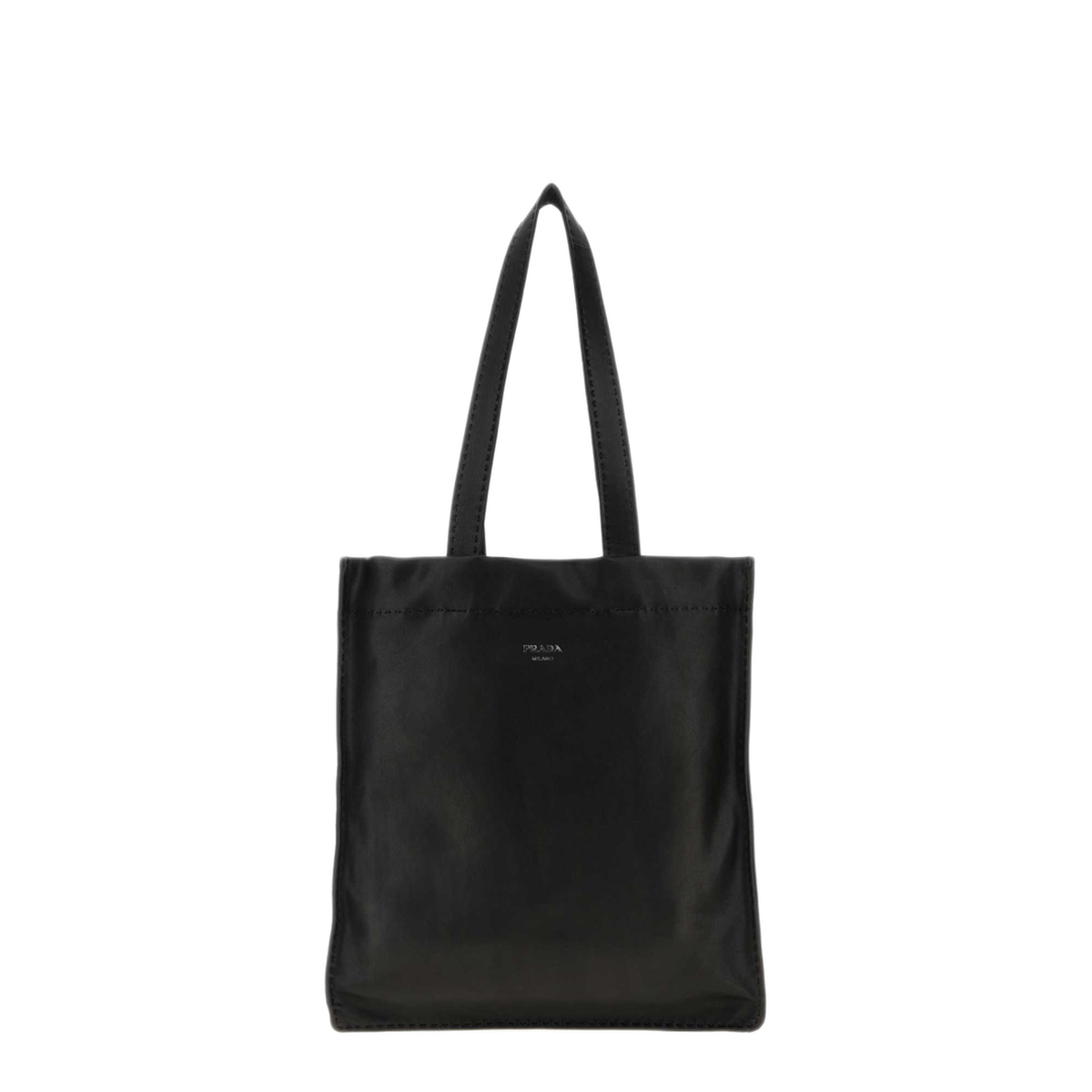 MAYFEYR - Prada - Black Nappa Leather Shopping Bag - 2VG1352ZQ4F0002