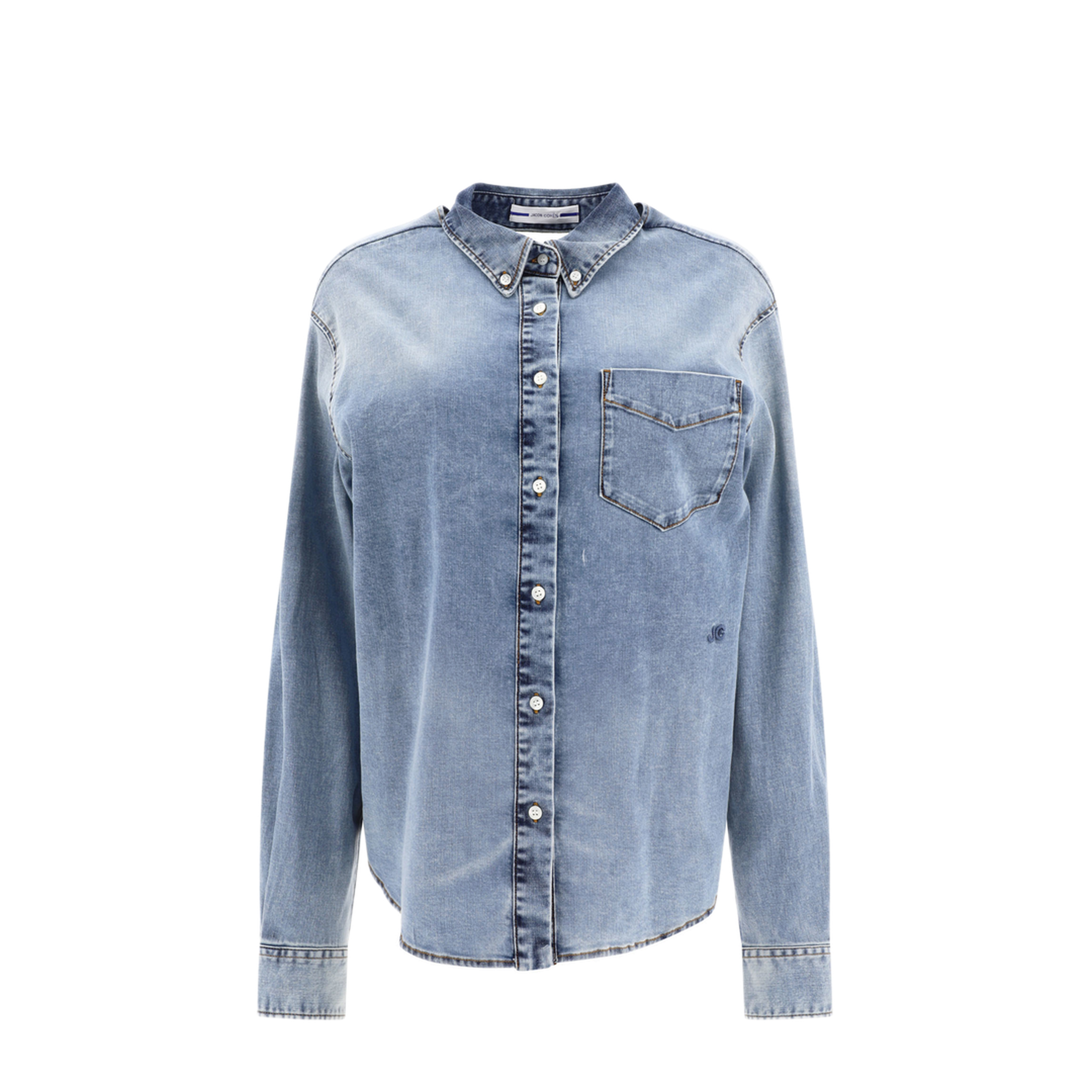 MAYFEYR - Jacob Cohen - Shirt With Cut Out - VC05701S4152332F