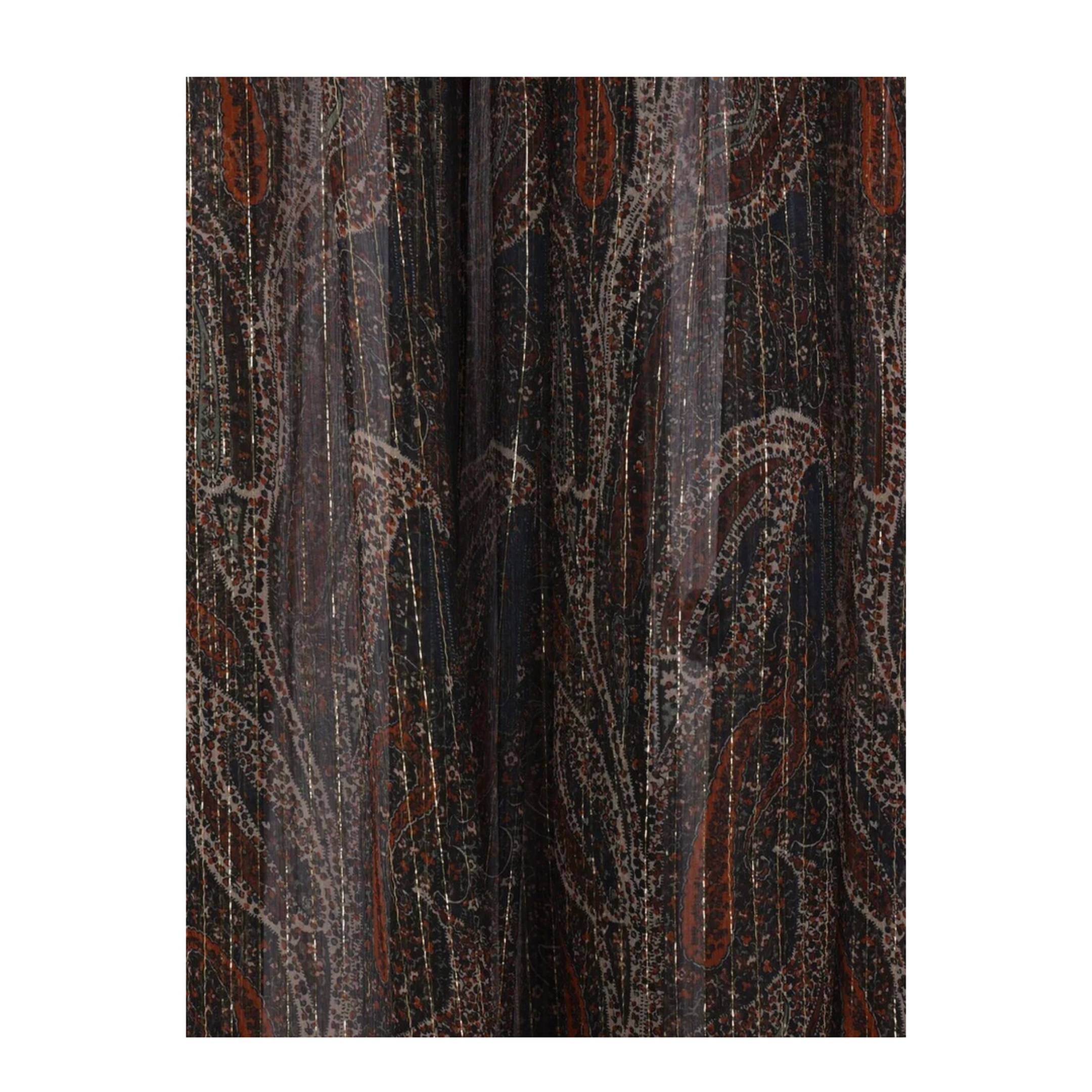 MAYFEYR -  - Semi-Sheer Lavallière Maxi Dress In Lurex Paisley - 819898Y3K61