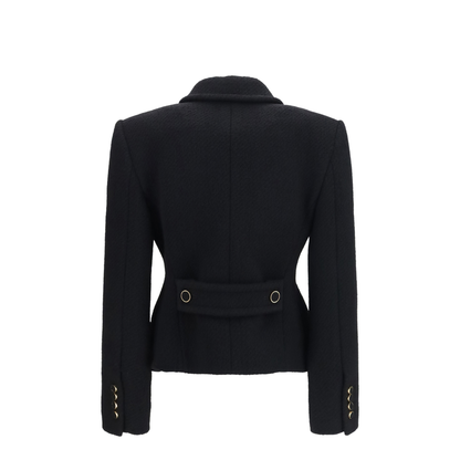MAYFEYR - Chloè - Cropped Single-Breasted Blazer With Fabric Buttons - CH26AVE08060