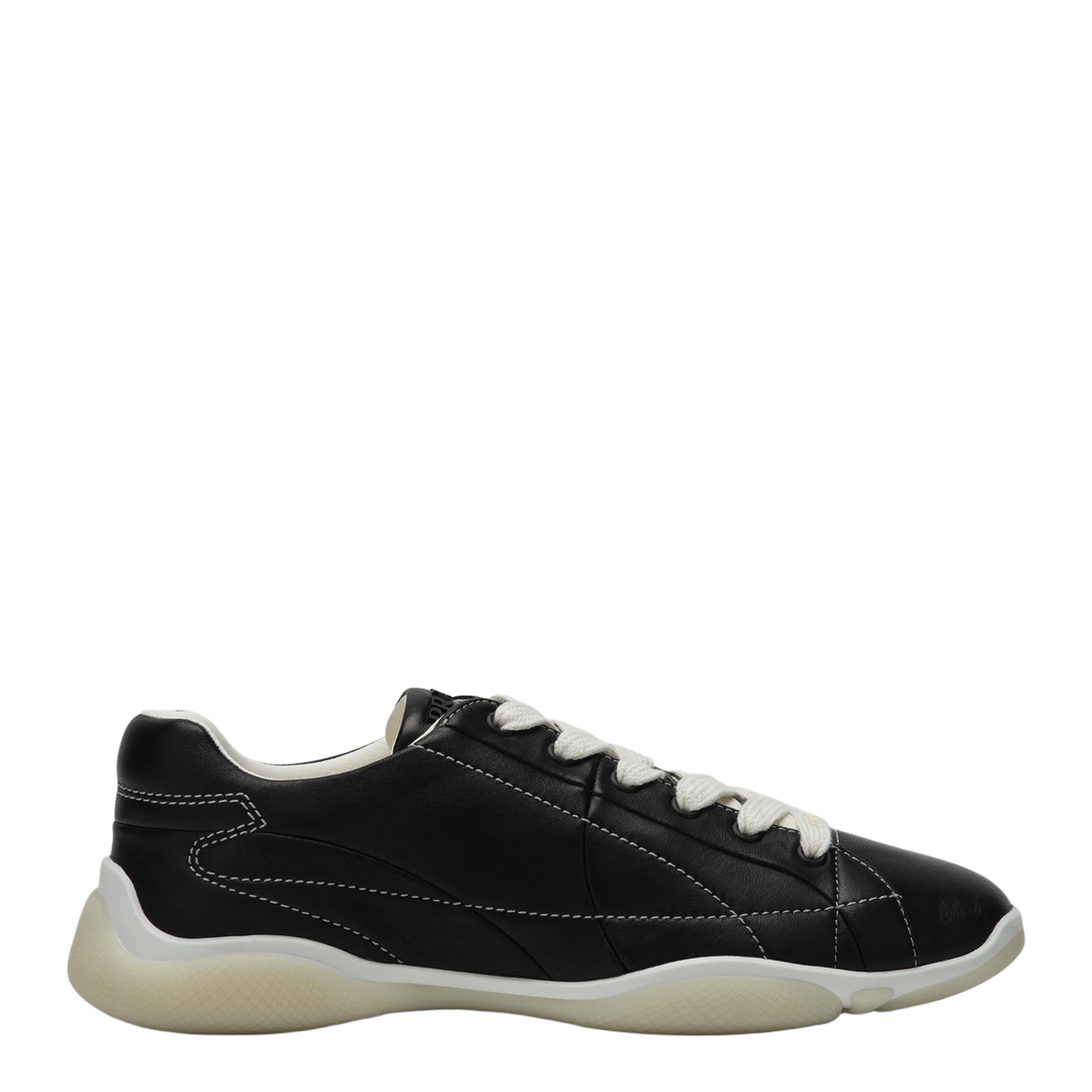 Leather Black Sneakers
